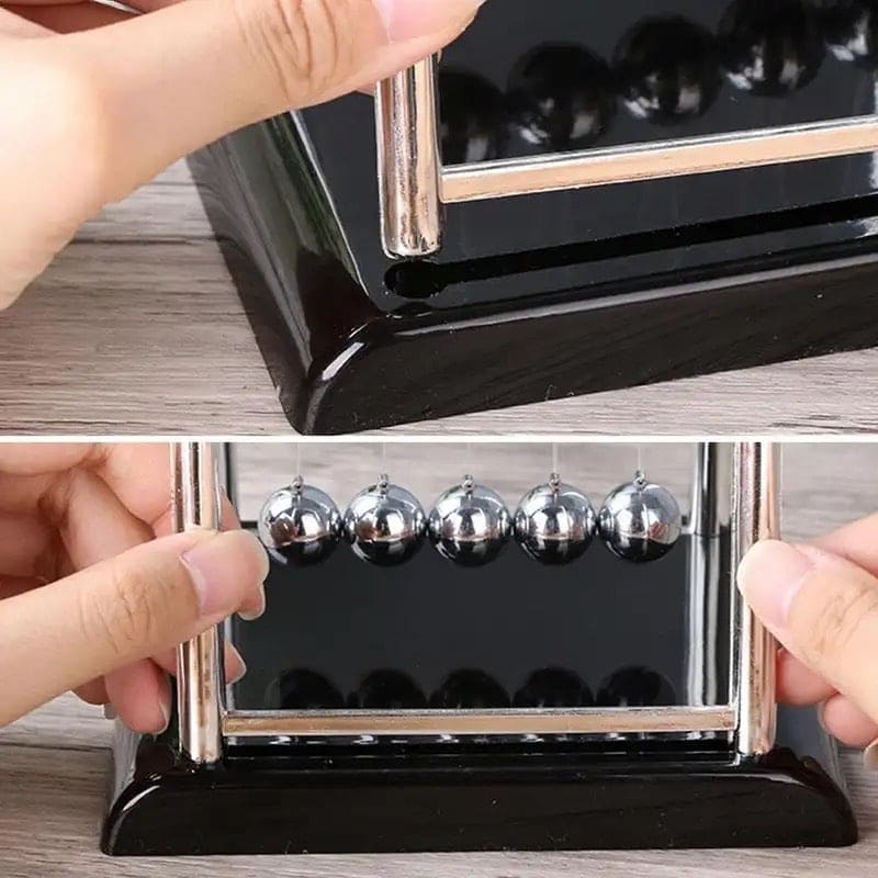 Newton Cradle Balance Steel Balls, 5 Balls Physics Science Pendulum Desk Toy, Home Decor Anti Stress Game Toy, Metal Pendulum Ball School Teaching Supplies, Steel Ball Balance Toy, Cool Office Decor and Tabletop Toys for Stress Relief Newton Cradle Balance Steel Balls, 5 Balls Physics Science Pendulum Desk Toy, Home Decor Anti Stress Game Toy, Metal Pendulum Ball School Teaching Supplies, Steel Ball Balance Toy, Cool Office Decor and Tabletop Toys for Stress Relief